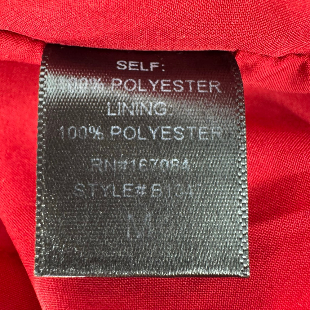 Tuckernuck Pomander Place Camellia Jacquard Lyla Blouse Red Pink Size M - Picture 5 of 12